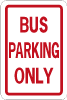 Buss Parking Only
