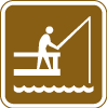 Fishing Tourist Sign