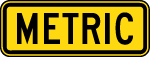 Metric Traffic Vector Sign