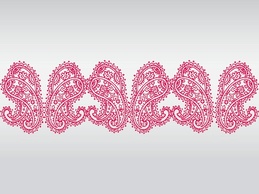 Pink Lace Vector