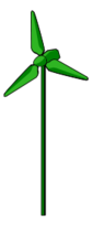 Wind Turbine Green
